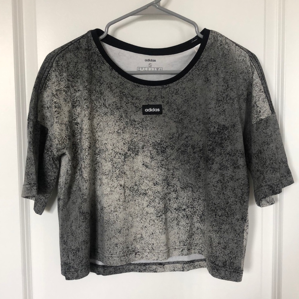 adidas cropped tee